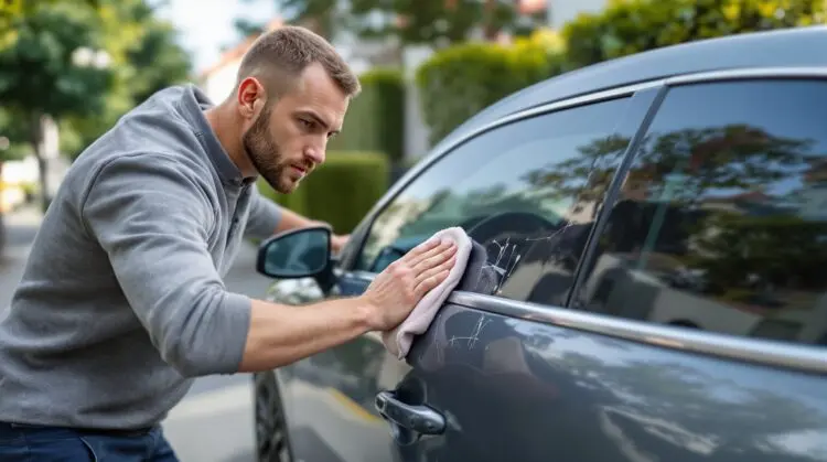 comment réparer une rayure sur une voiture
