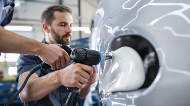 comment réparer un pare choc plastique