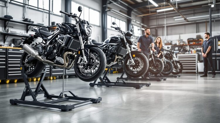 Top béquilles moto pour atelier & paddock