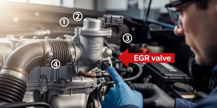 où se trouve la vanne egr