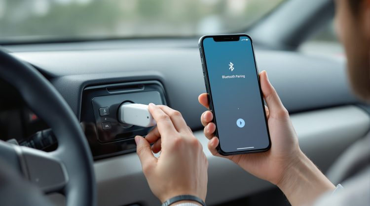 comment connecter un adaptateur bluetooth voiture