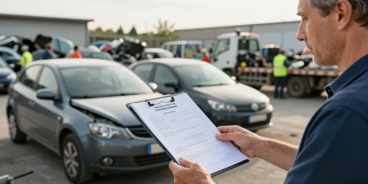 comment mettre voiture casse