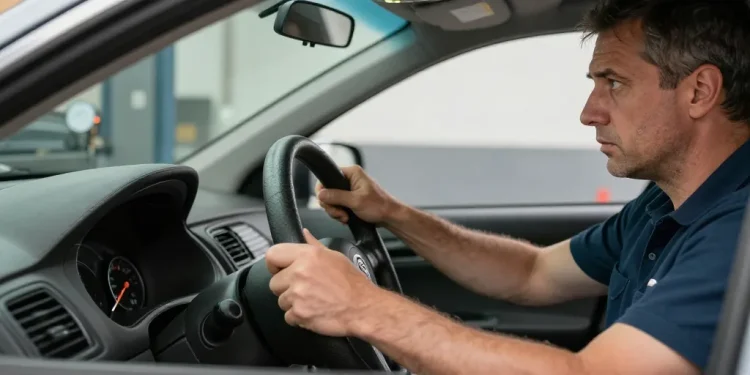 mon volant est dur quand je tourne