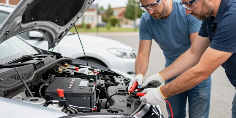 comment démarrer une voiture avec les pinces