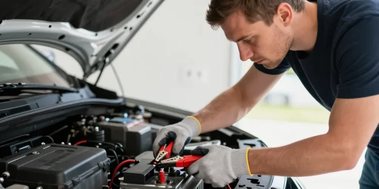 comment brancher un chargeur de batterie