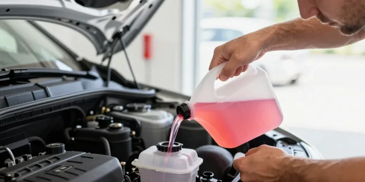 comment remplir liquide de refroidissement