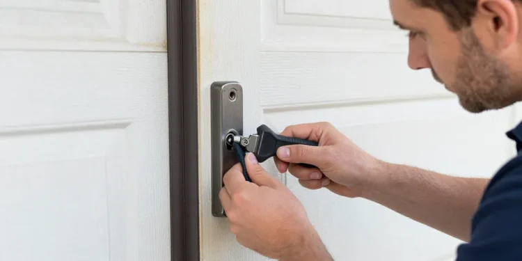 changer serrure porte de garage