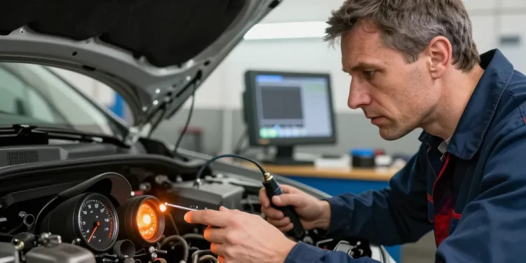 voyant moteur orange perte de puissance